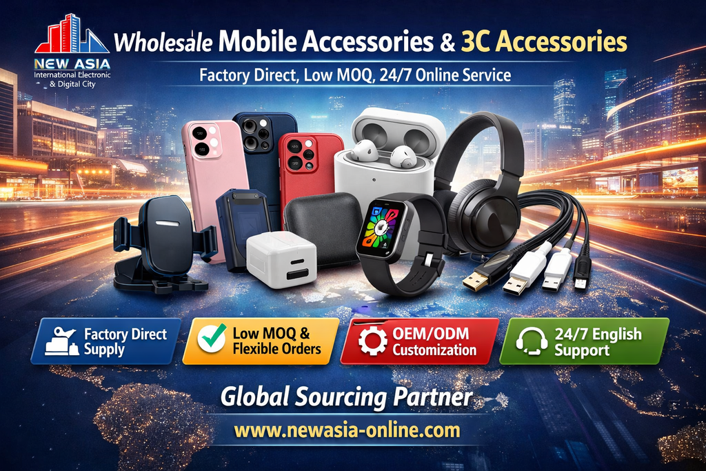 Wholesale Mobile Accessories and 3C Accessories for Global Buyers